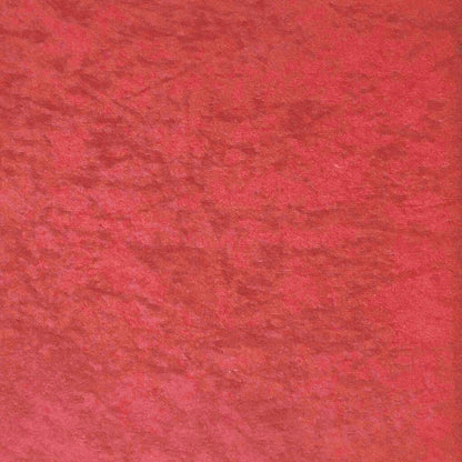 Red Poly Suede Effect