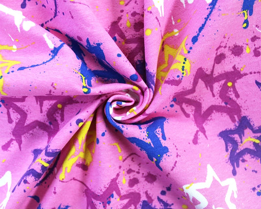 Star Splatter French Terry