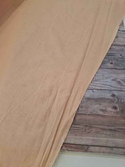 Plain Beige Cotton