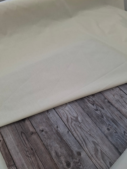 Plain Cream Cotton