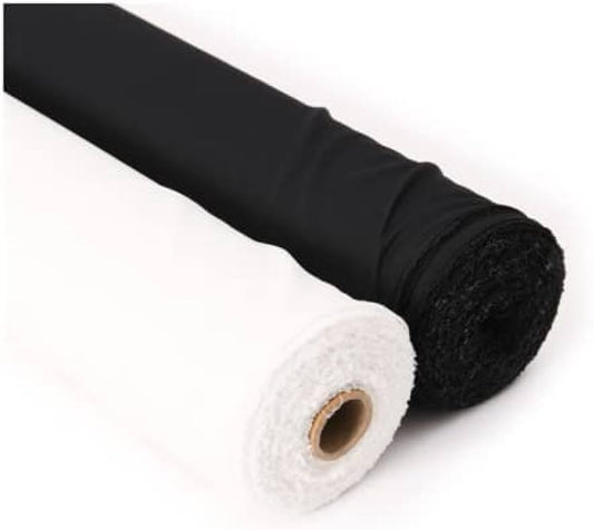 Woven Cotton Fusible Interfacing - Black