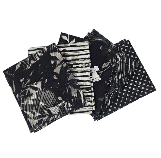 Black Blender Fat Quarters Bundle