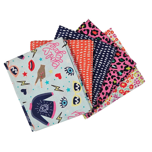 Girl Power Fat Quarters Bundle