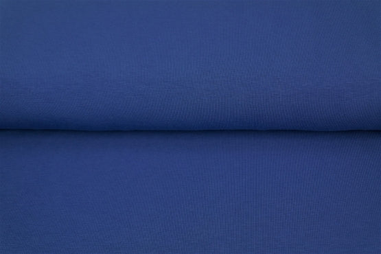 Royal Blue Tubular Cotton Ribbing Jersey