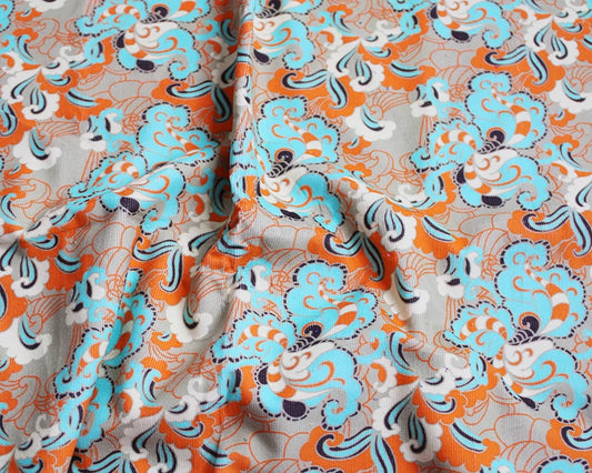 Paisley Needlecord Corduroy