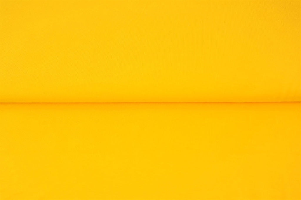 Yellow Tubular Cotton Ribbing Jersey