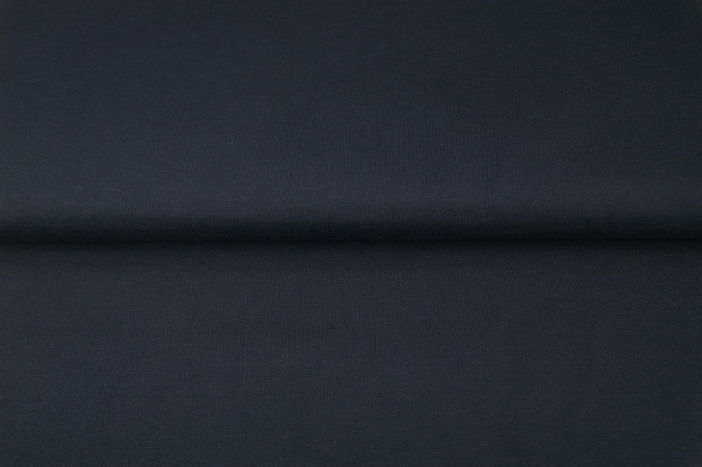 Plain Dark Navy Loop Back French Terry