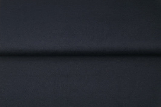 Plain Dark Navy Loop Back French Terry