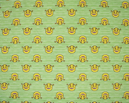 Shrek Stripes Olive Cotton Jersey