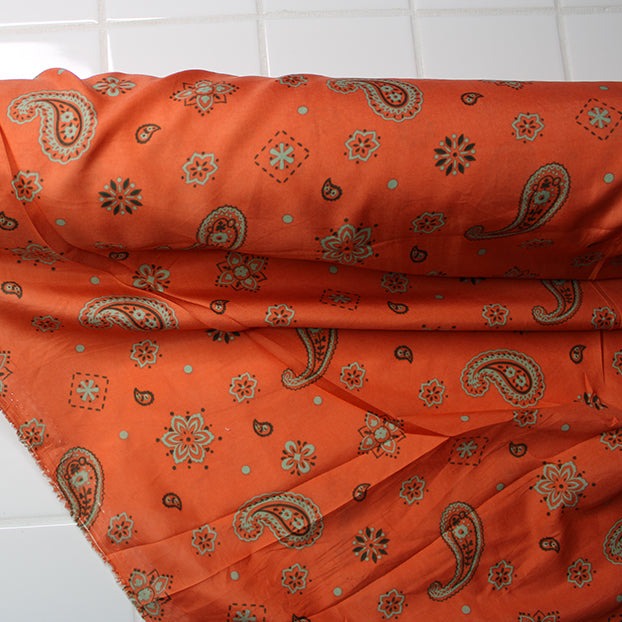 Paisley Peachskin 2.43m