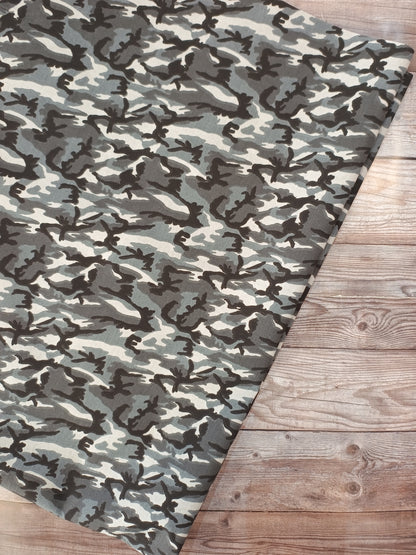 Grey Camo Cotton