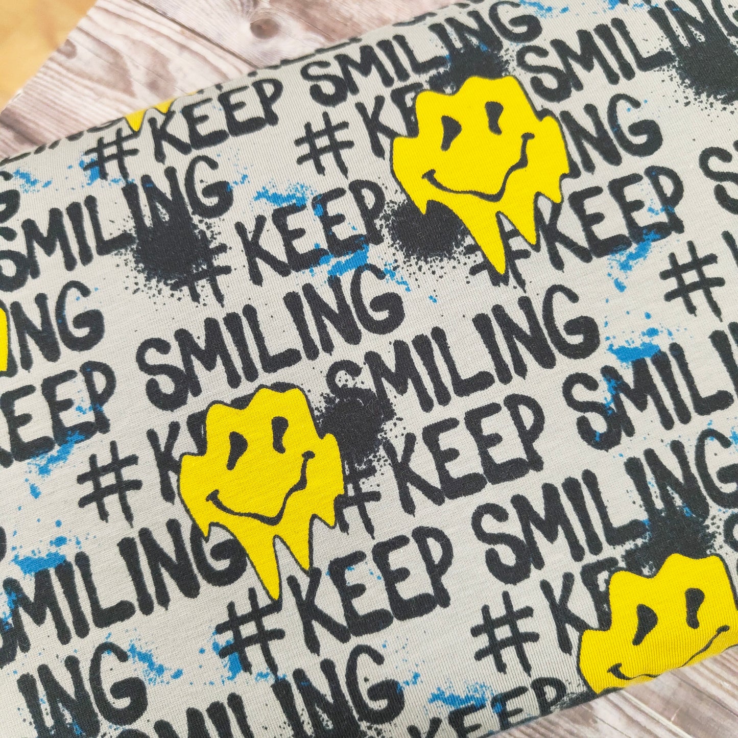 Keep Smiling Cotton Jersey