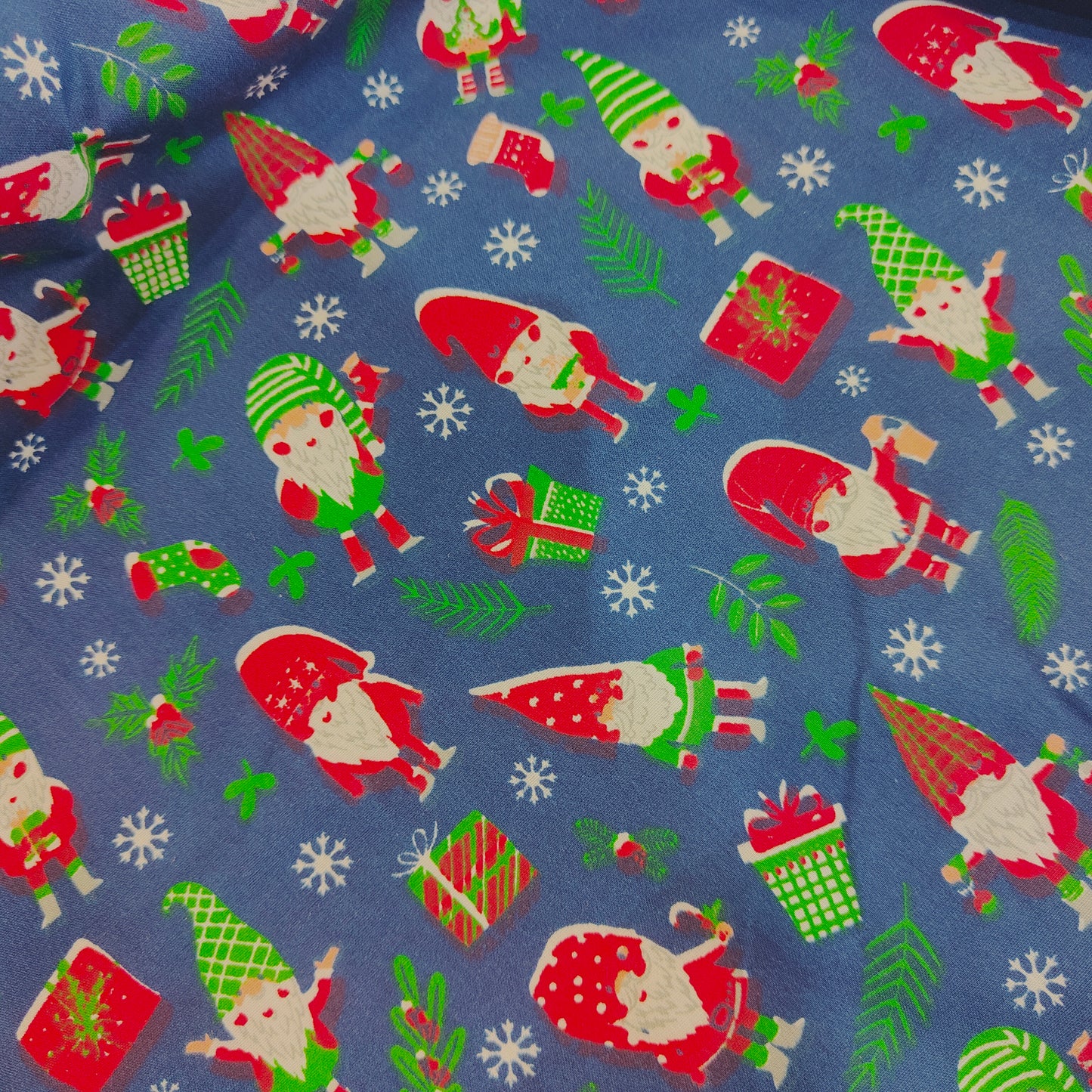 Christmas Gifts & Gonks Polycotton