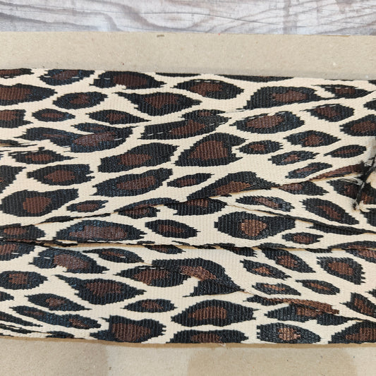 Animal Print 38mm Webbing Strap