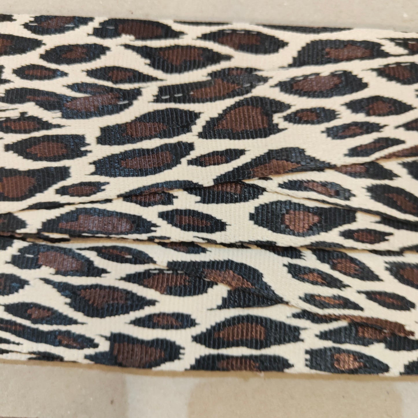 Animal Print 38mm Webbing Strap