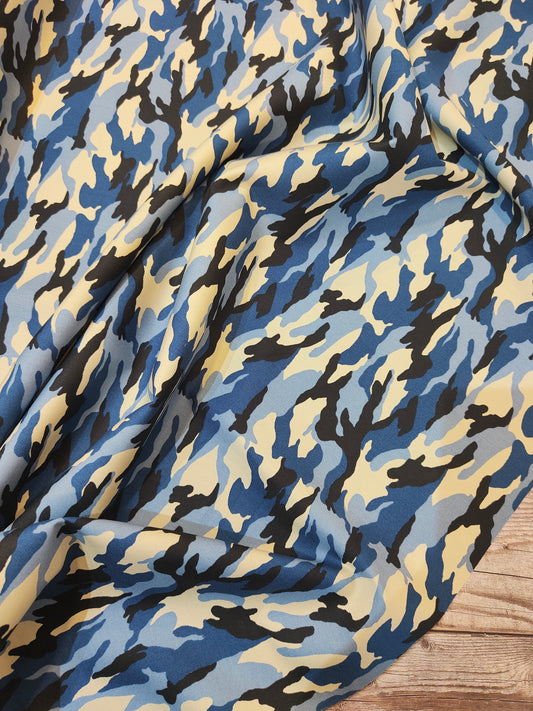 Urban Camo Cotton Poplin