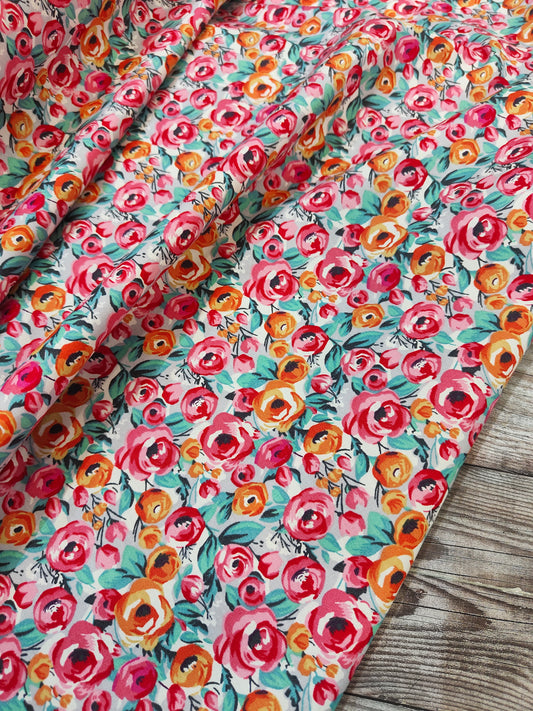 Floral Cotton Poplin