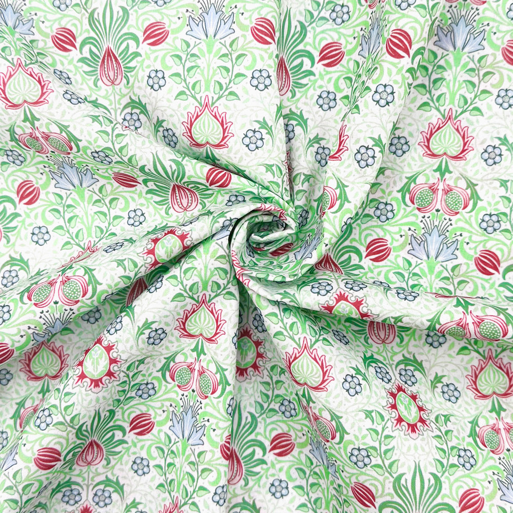 Persian Pastel Green Polycotton