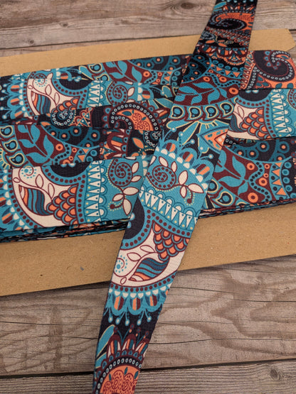 Paisley Printed 38mm Webbing