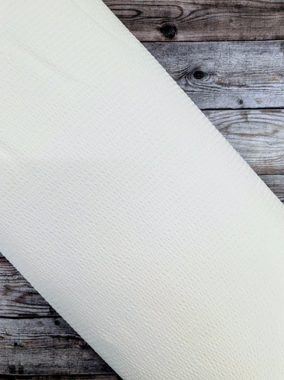 White Cotton Seersucker