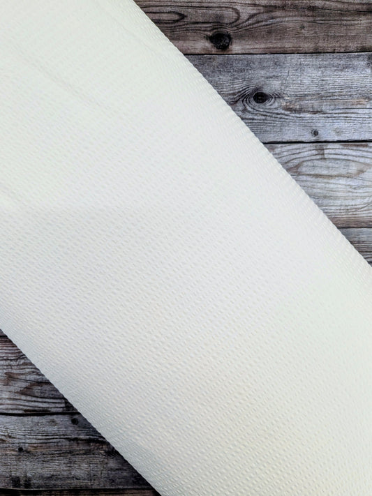 White Cotton Seersucker