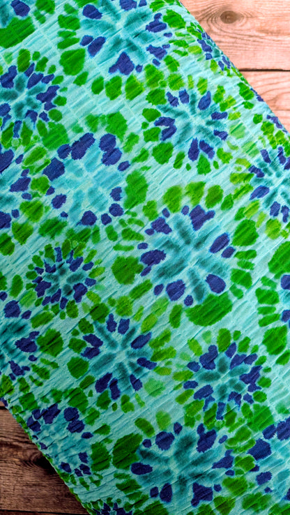 Tie Dye Seersucker