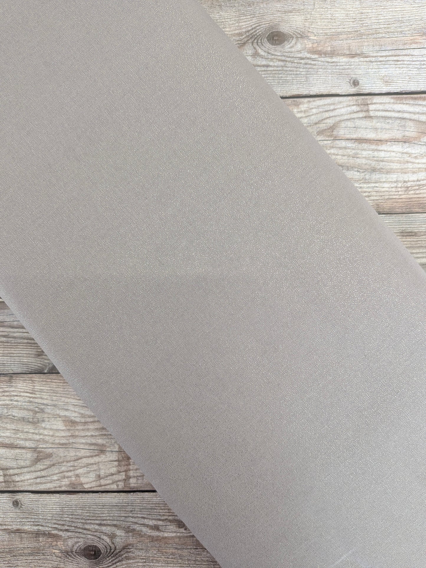 Frost Grey Shimmer Foil Cotton