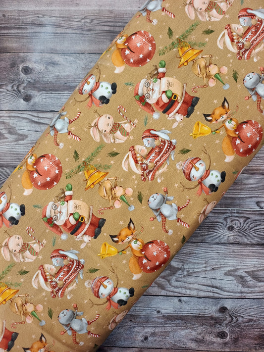 Cute Christmas Cotton Jersey