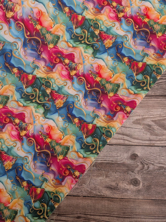 Twinkle Trees Polycotton