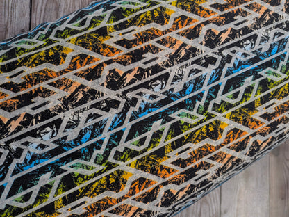 Rainbow Abstract Tyres French Terry