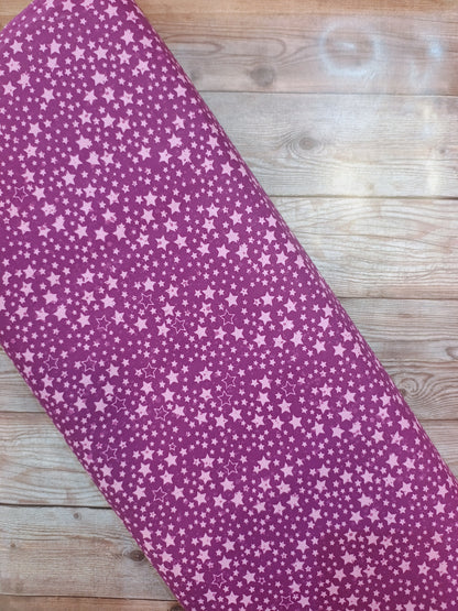 Purple Stars Cotton