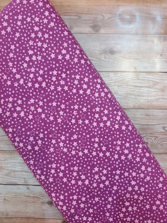 Purple Stars Cotton