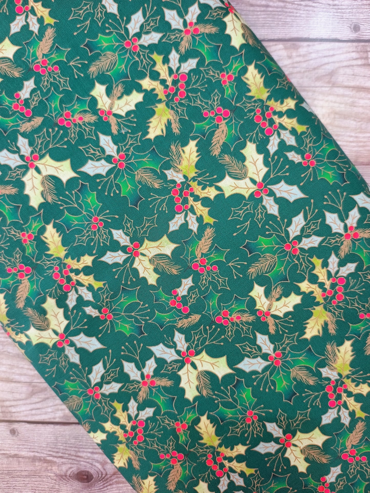 Green Holly Cotton