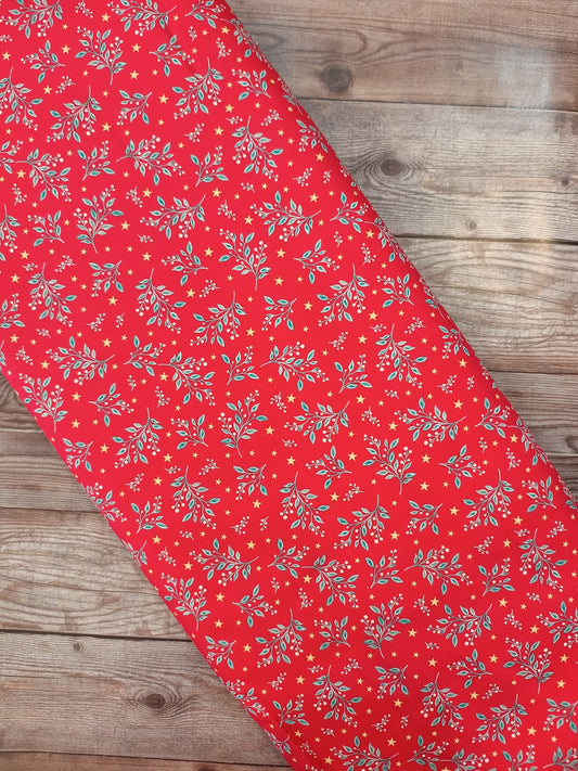 Jewelled Christmas Berry Mistletoe Cotton