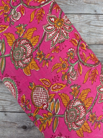 Fuschia Indie Cotton