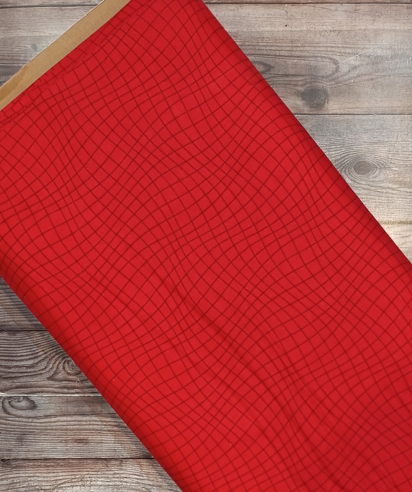 Red Crisscross Blender Cotton