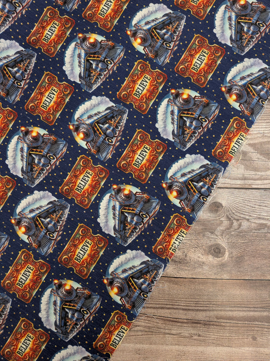 Christmas Express Polycotton
