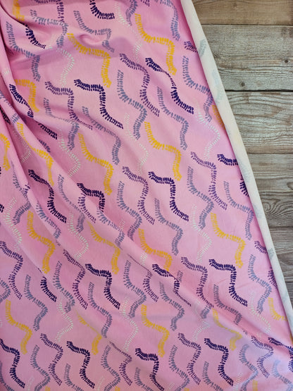 Arty Wave Cotton Jersey