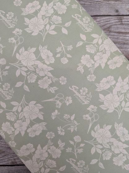Simplicity Vintage Sewing Floral Cotton