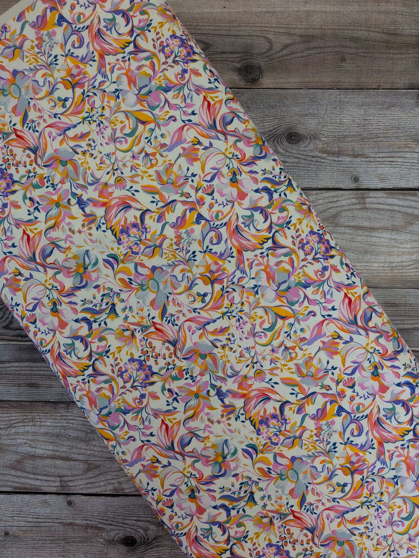 Floral Birds Cotton