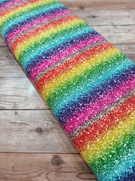 Rainbow Glitter Cotton