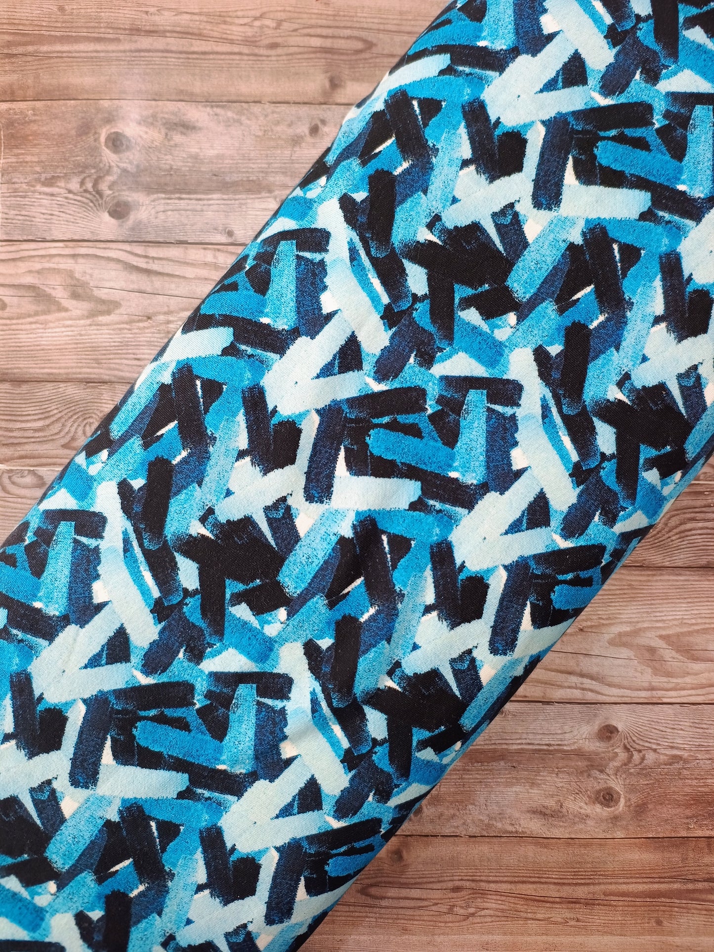 Blue Arctic Camo French Terry