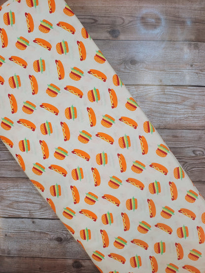 Hot Dogs & Burgers Cotton