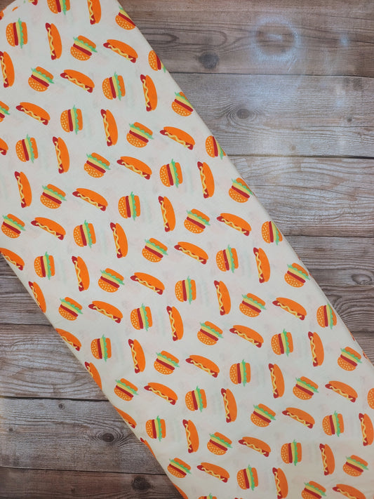 Hot Dogs & Burgers Cotton