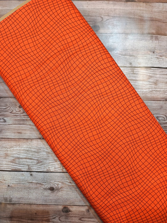 Burnt Orange Crisscross Blender Cotton