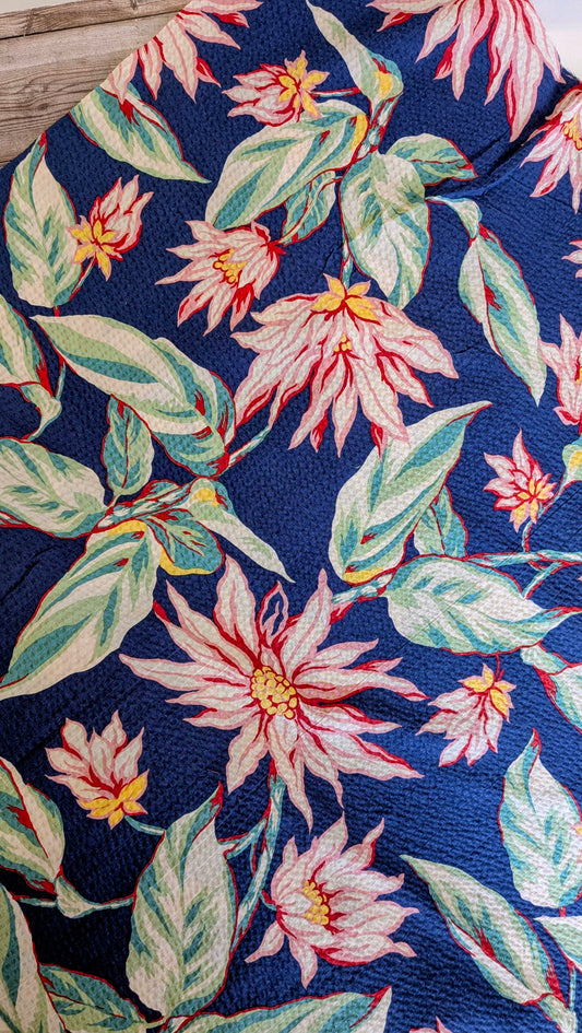 Tropical Cotton Seersucker