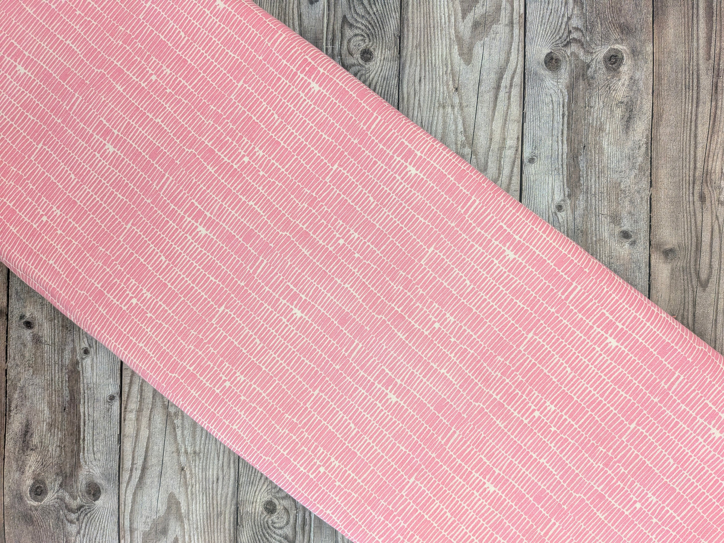 Pink Geo Stripes Cotton