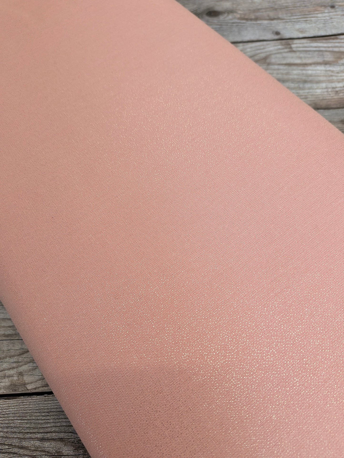 Powder Pink Shimmer Foil Cotton