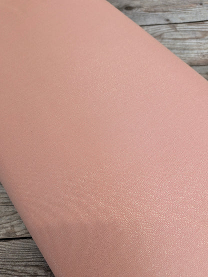 Powder Pink Shimmer Foil Cotton