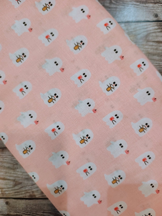 Ghosts on Pink Cotton